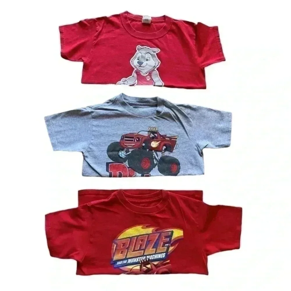Nickelodeon Assorted Short Sleeves Boys T-Shirts Bundle Sz 5/6